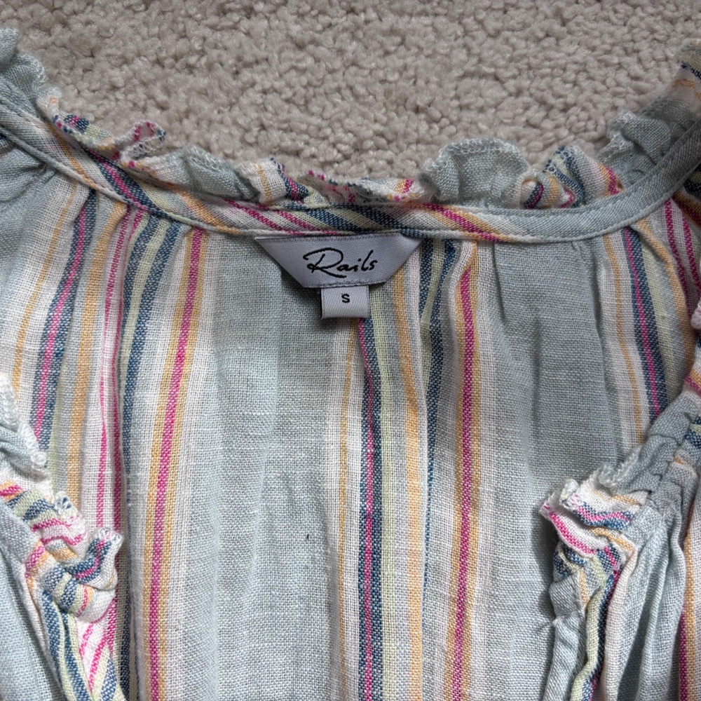 Rails Amelia Sag Harbour Stripe Midi Dress S - Picture 8 of 15